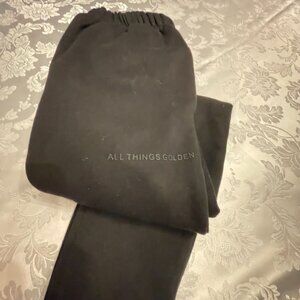 Black joggers size XS brand ALL THINGS GOLDEN